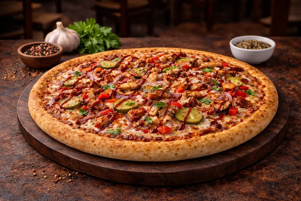 Пицца Фирменная барбекю